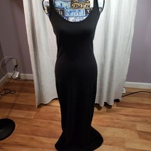 Solid black Maxi dress
